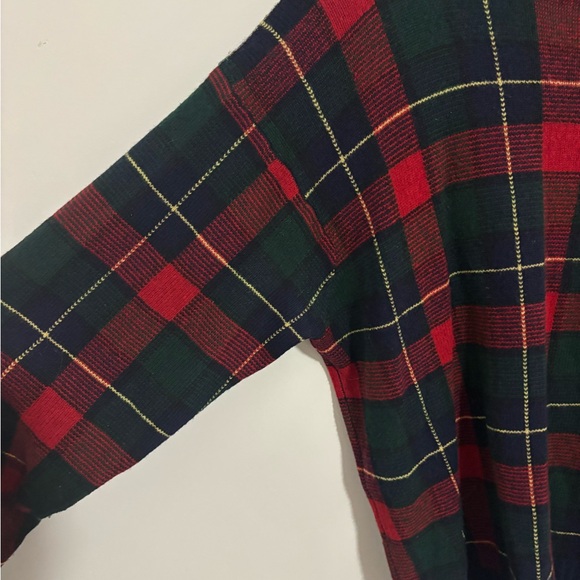 Vintage Polo By Ralph Lauren Men’s Tartan/Plaid Sweater 100% lambs wool size XL - Picture 2 of 5